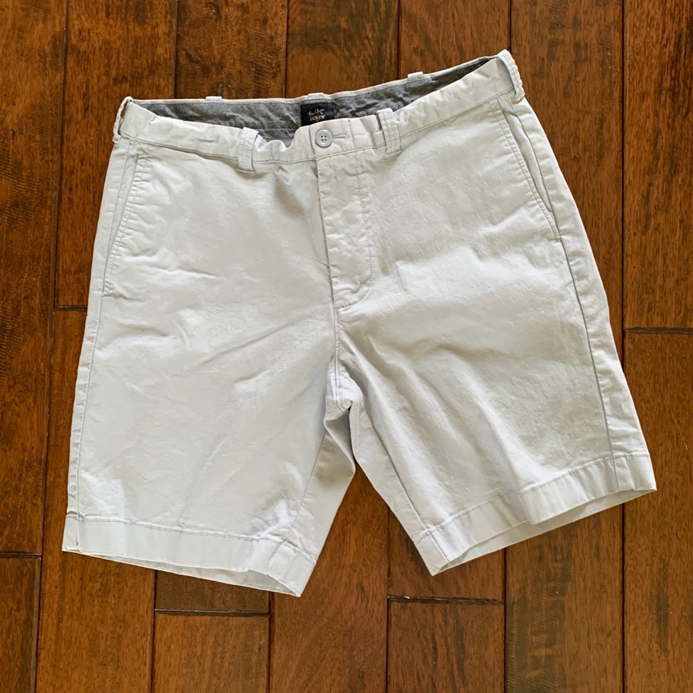 Men’s J. Crew Light Blue Kaki Shorts Size 34w